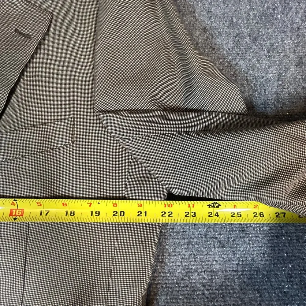 Paul Stuart 2 PC‎ Wool and Silk Suit Size 42-36 Tall/Long Made in Canada